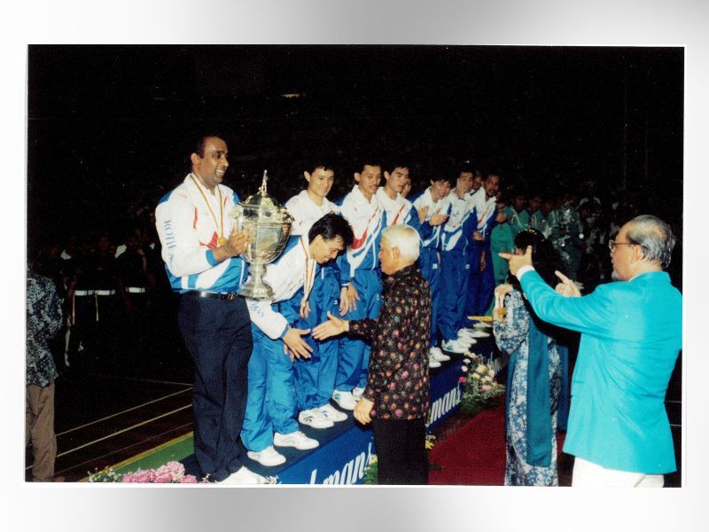 1992 Thomas Cup winning team (Photo: National Archives of Malaysia: Accession No. 2008/0004338W)