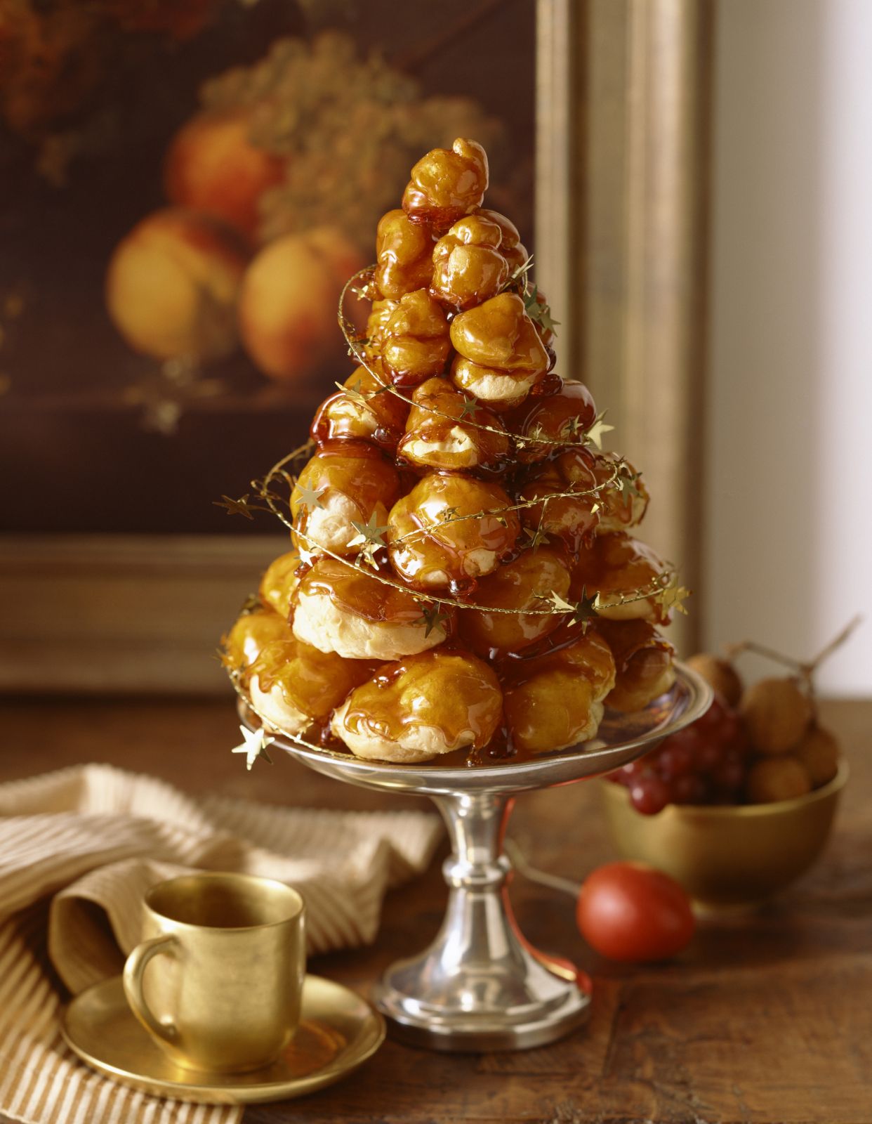 A croquembouche, a tower of profiteroles (Photo: Getty Images)