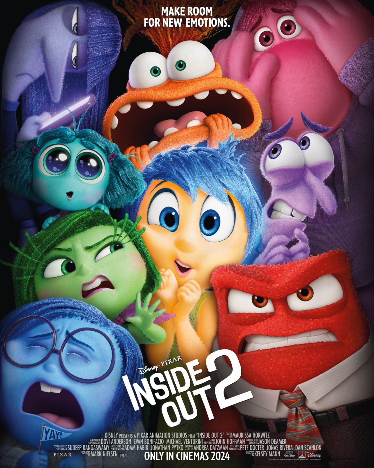 Disney and Pixar’s “Inside Out 2” hits the $1 billion mark at the box office in record time (Photo: Disney)