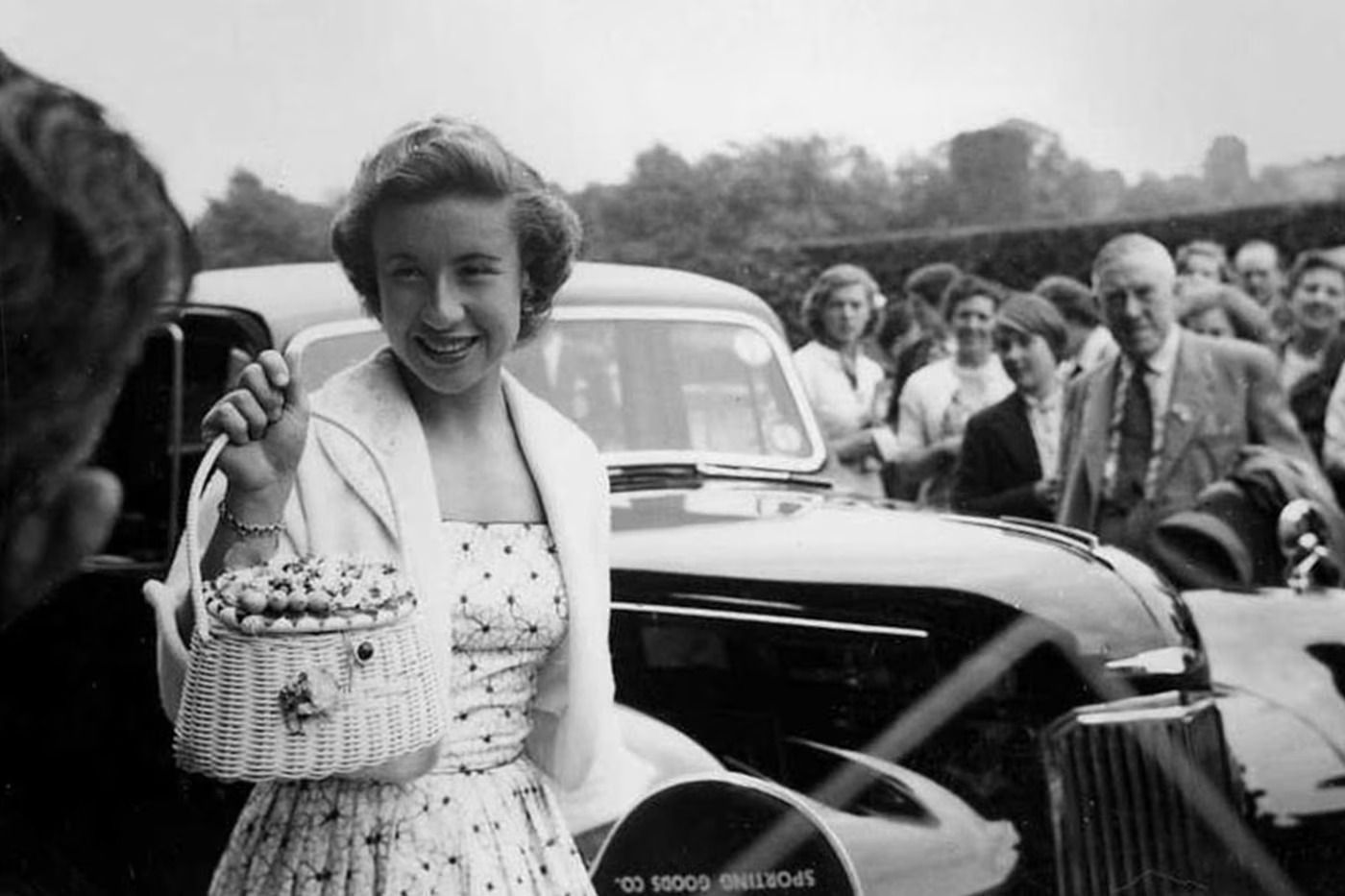 Maureen Connolly at Wimbledon 1954 (Photo: Wimbledon)