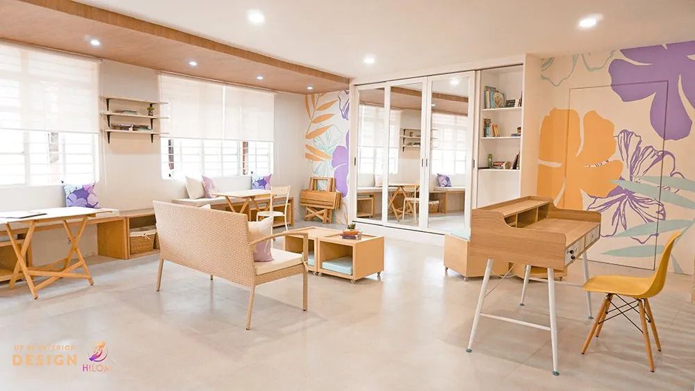 Photo of the ECPAT Shelter after the UP Interior Design students' redesign (Photo via UPD Website)