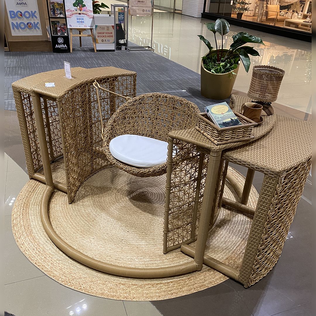 Bu-Ko Swing Chair on display at DLS-CSB's Value+Able exhibit (Photo via DLS-CSB Website)