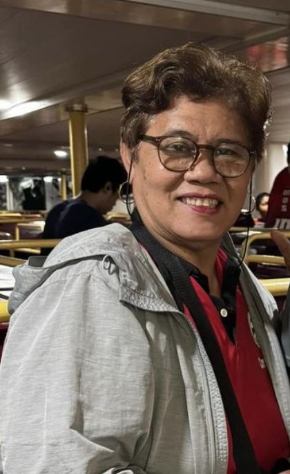 Thelma Barina-Rojas (Photo: Facebook / Simple Volleyball by Thelma Barina-Rojas and Jojie Maranga)