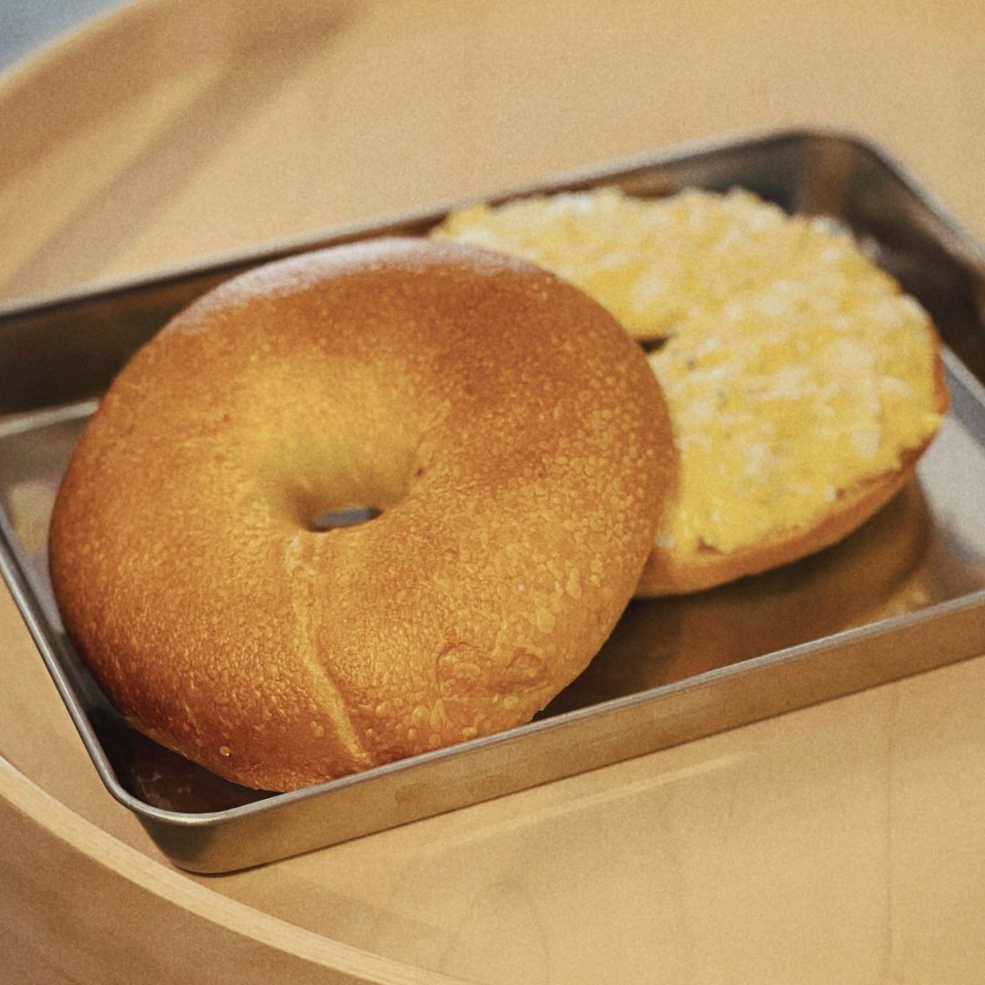 An egg mayo bagel (Photo: Instagram / @yodmilk.shop)