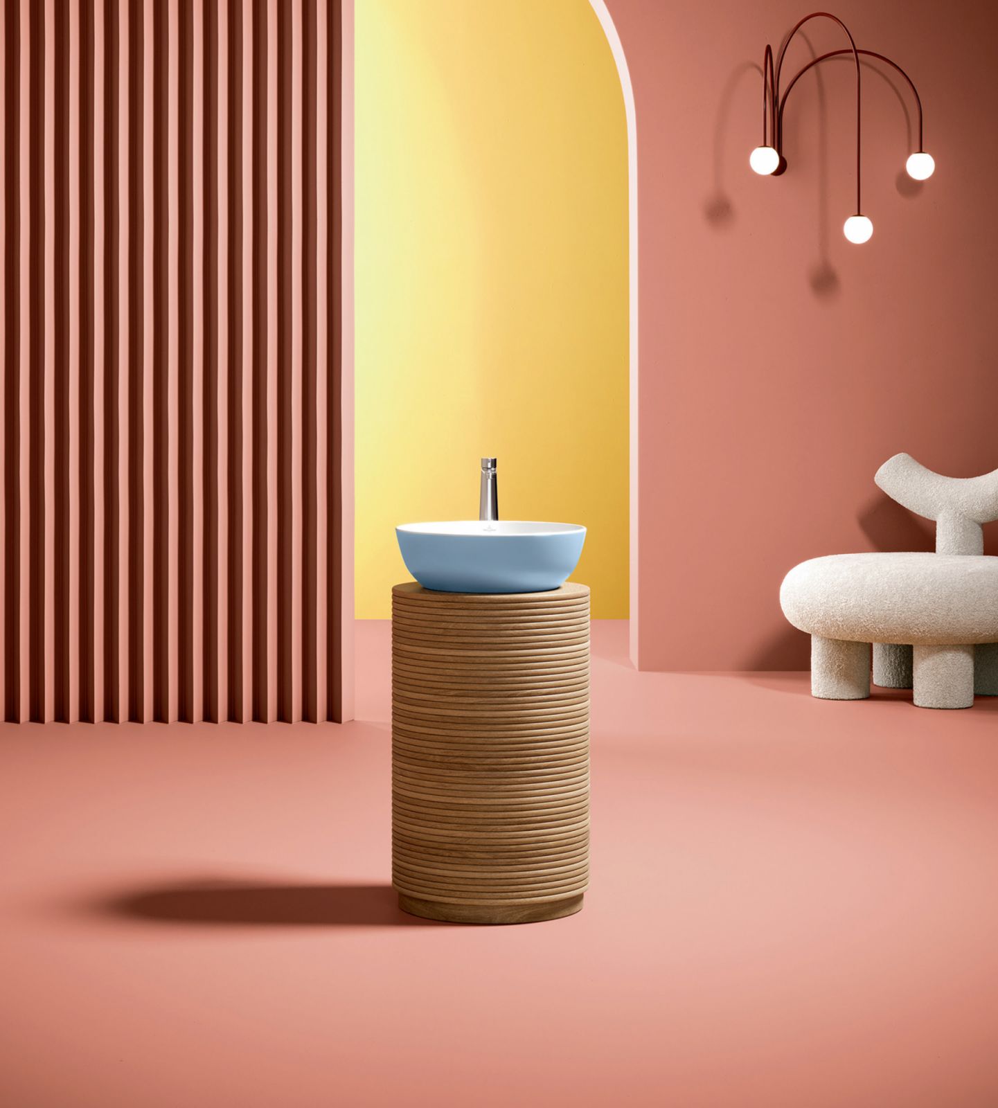 Playful basins and bathroom fittings courtesy of Villeroy & Boch