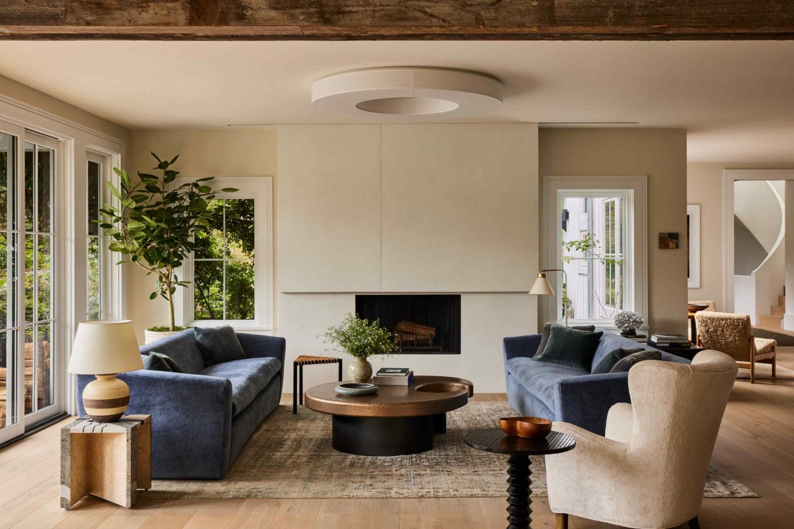 Ease and subtle beauty in the Connecticut home, designed by Kristin Fine of The 1818 Collective