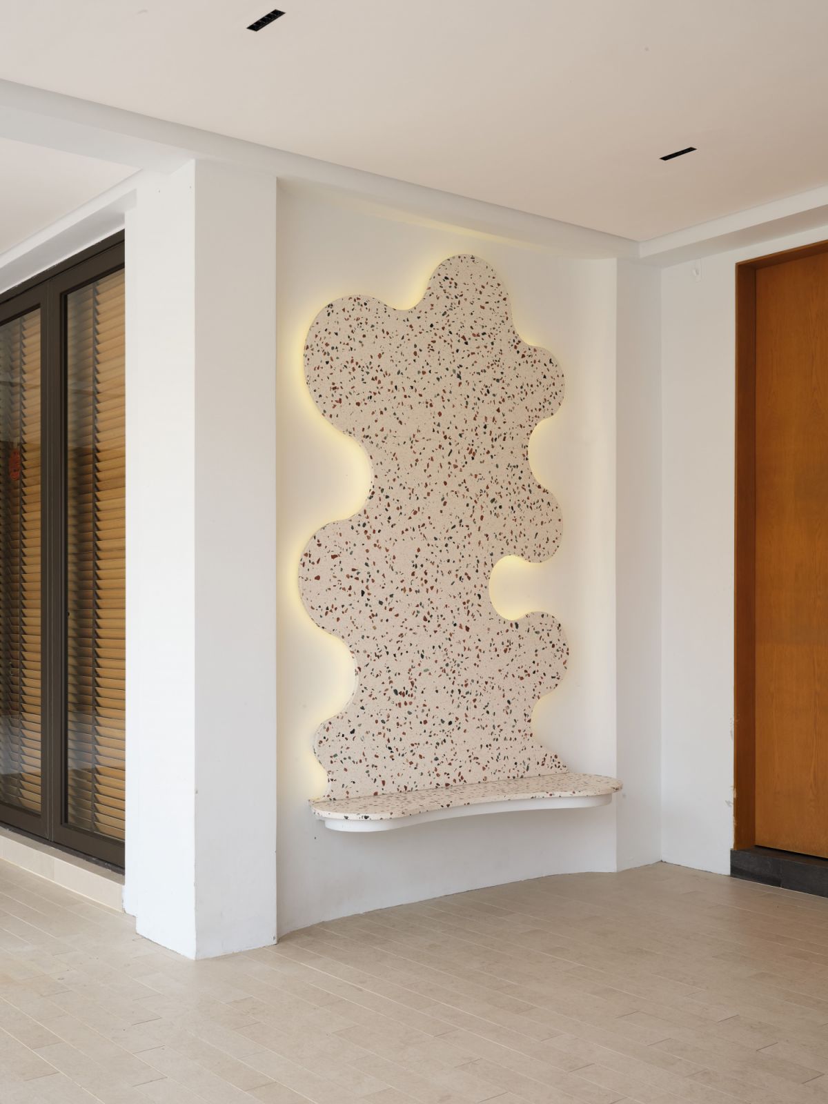 The terrazzo light installation