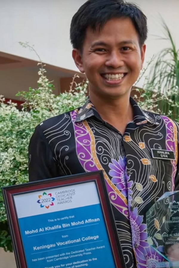 Khalifa Afnan, teacher, Keningau Vocational College (Malaysia)