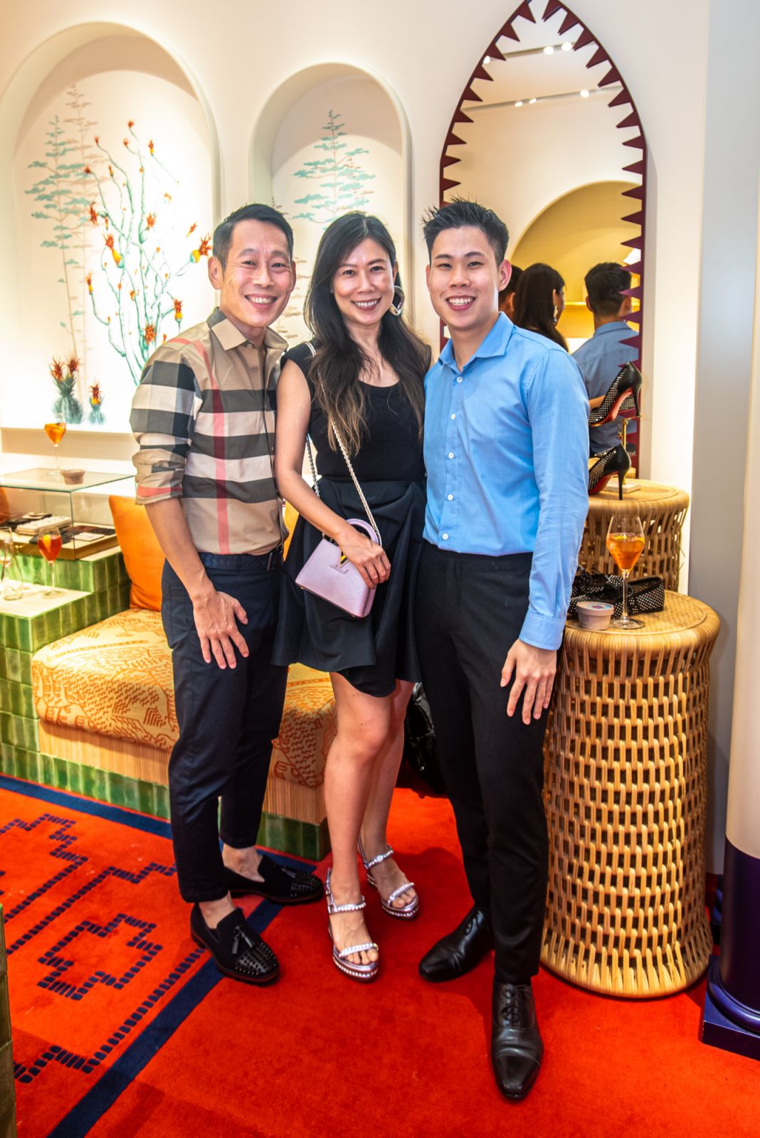Desmond Tan, Caroline Sung and xxx Tan