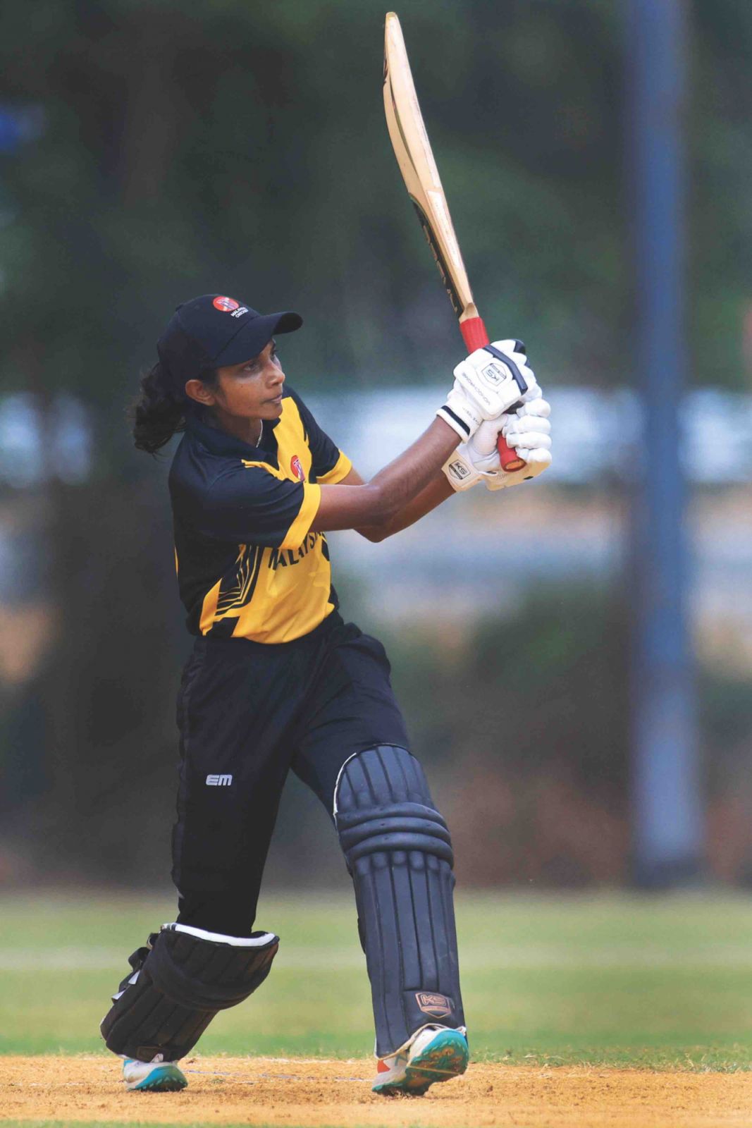 during the ACC Women’s Premier Cup match between Malaysia and Japan at the Bayuemas Oval, Malaysia on 14 February 2024 (Photo: Peter Lim / Asian Cricket Council)