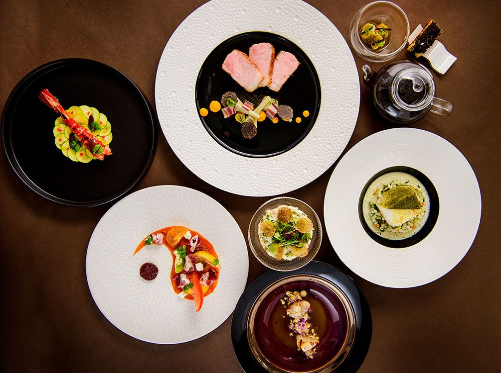 A delectable spread of Fleur de Sel's dishes