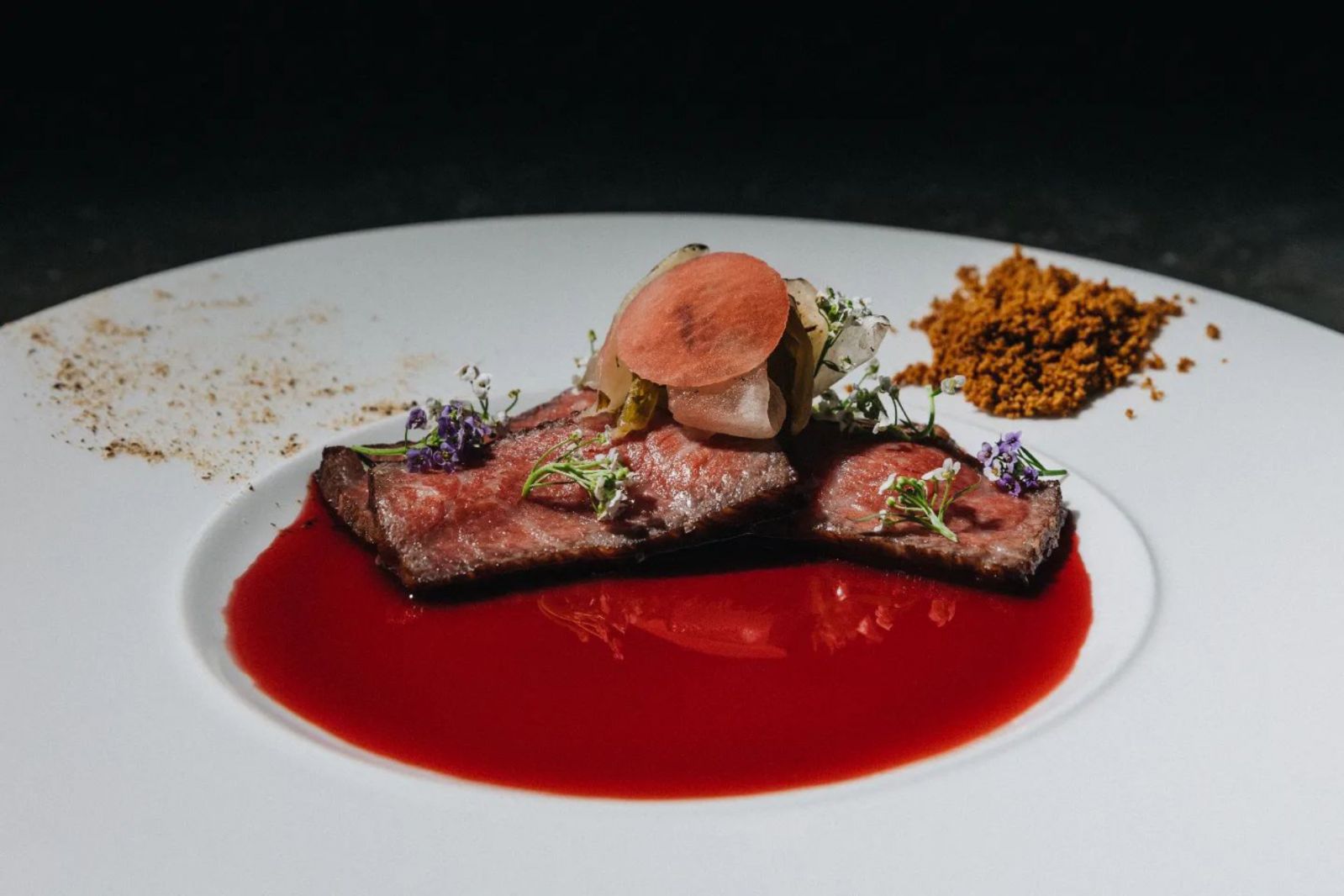 Nouri's boeuf à la presse that can be enjoyed as a main in its two-course lunch menu