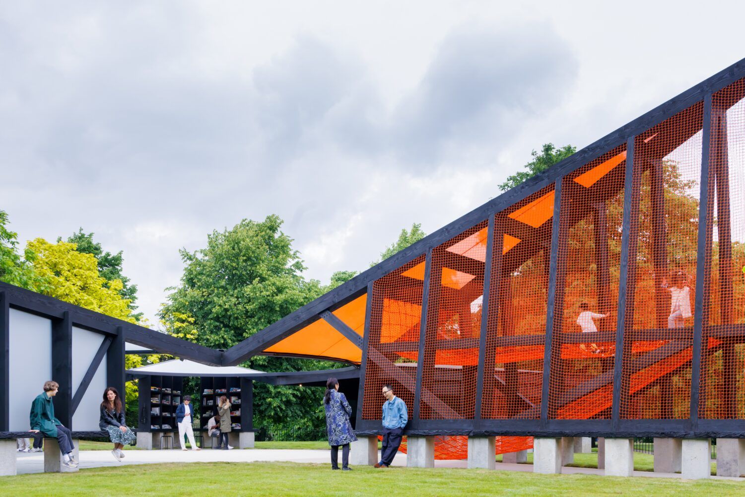 Serpentine Pavilion 2024, Archipelagic Void, designed by Minsuk Cho, Mass Studies (Photo: Iwan Baan, courtesy Serpentine)