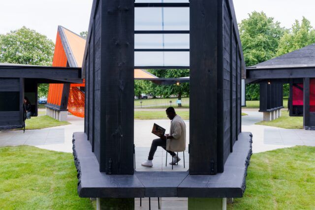 Serpentine Pavilion 2024, Archipelagic Void, designed by Minsuk Cho, Mass Studies (Photo: Iwan Baan, courtesy Serpentine)