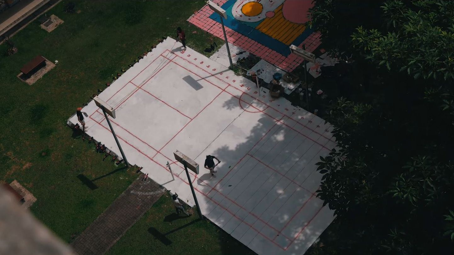 badminton court Sri Tioman