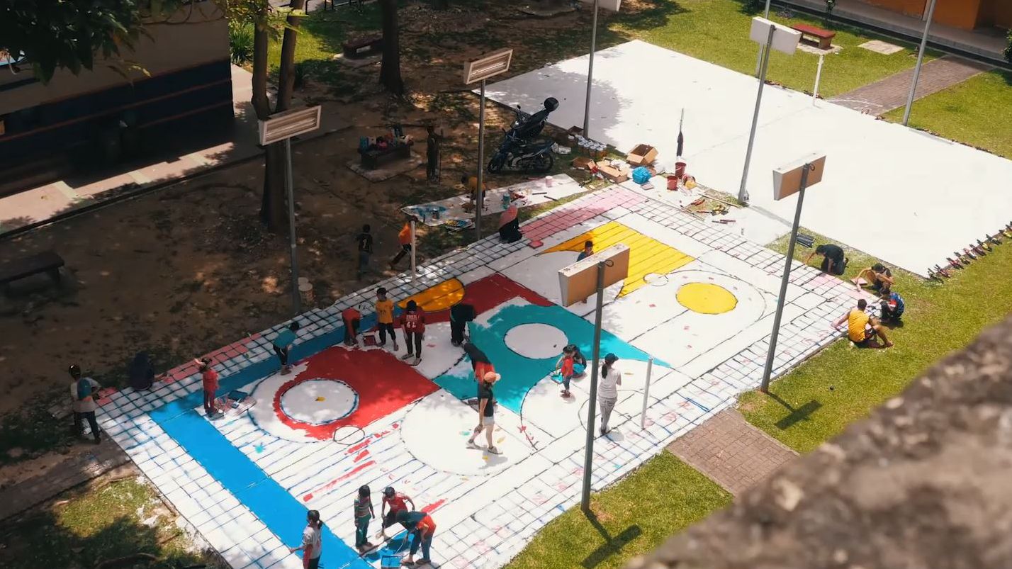 badminton court Sri Tioman