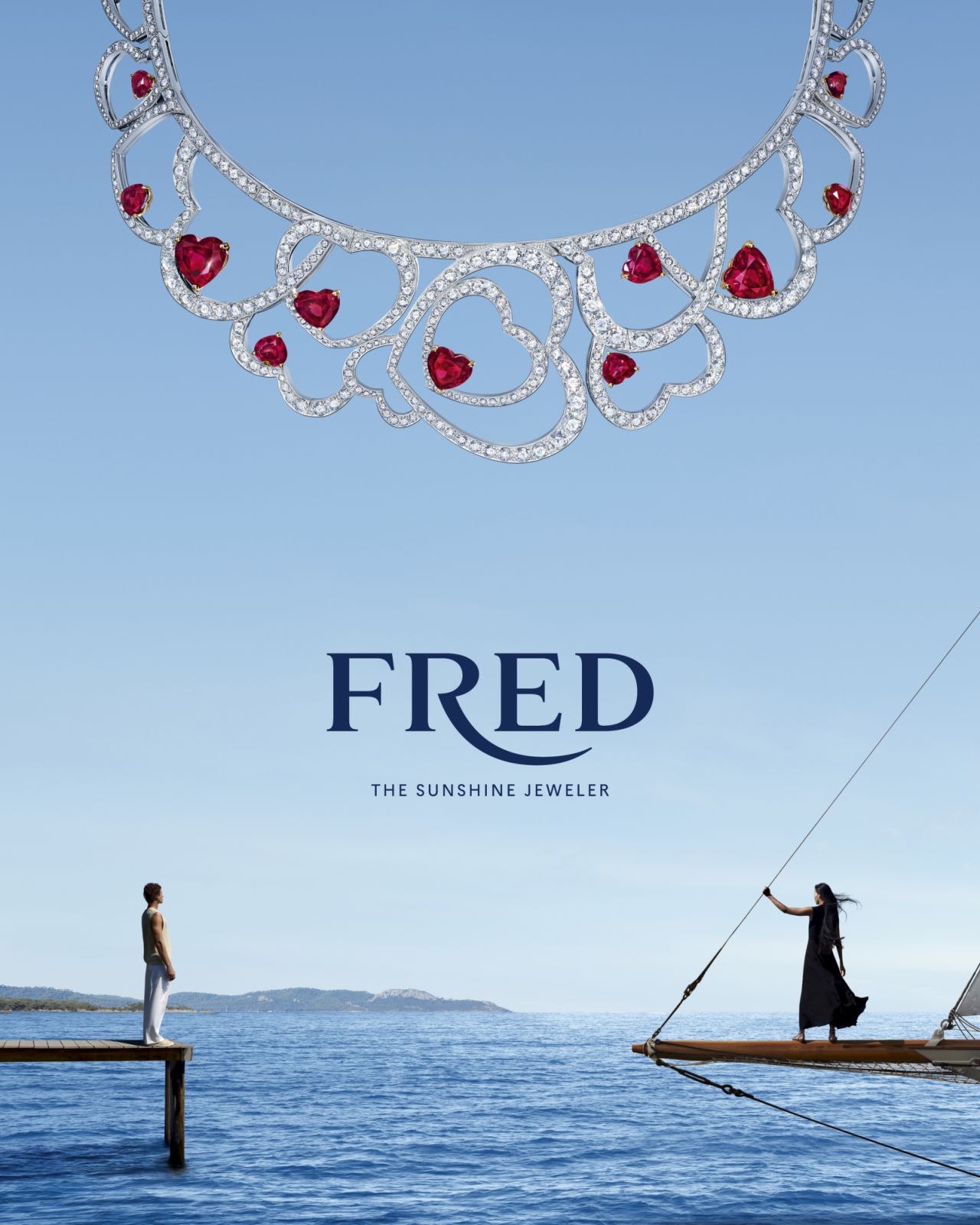 Fred celebrates life and sunlight in a sun-soaked campaign
