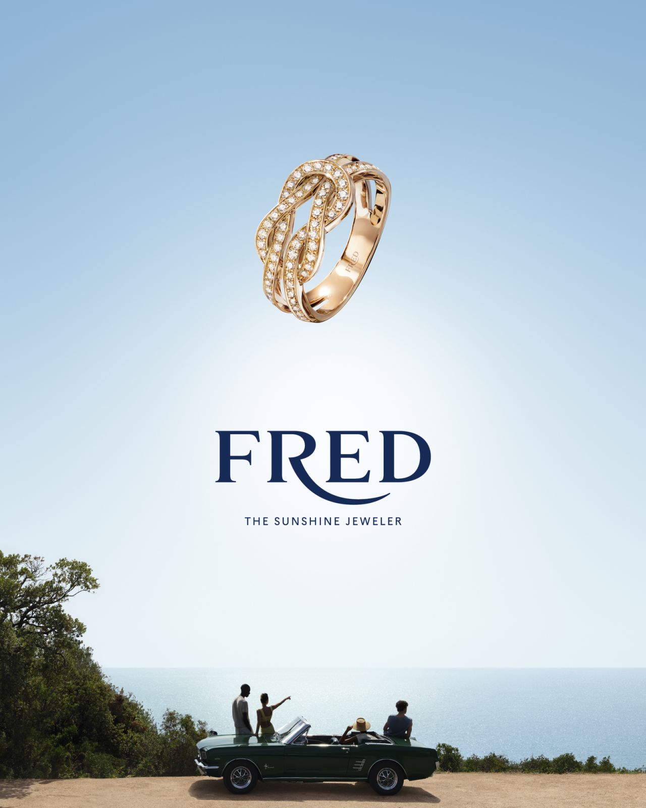 Fred celebrates life and sunlight in a sun-soaked campaign