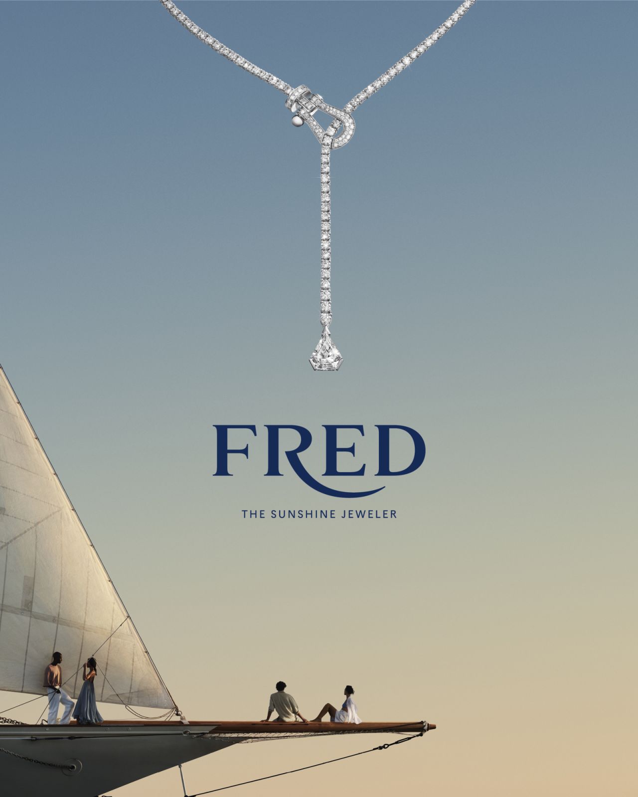Fred celebrates life and sunlight in a sun-soaked campaign