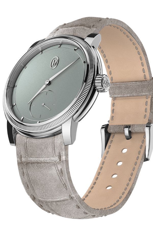 Parmigiani Fleurier Petite Seconde with almond green dial