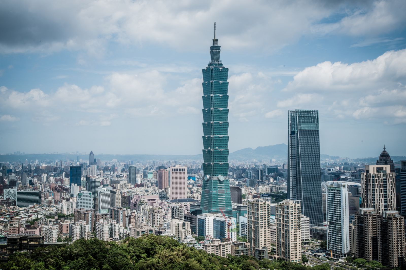 City of Taipei at dusk