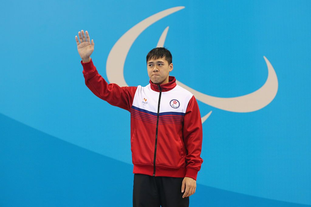 Para swimmer Kelvin Tang Wai Lok recently broke the 200m freestyle record in his disability category at the 2023 Asian Para Games (Photo: Getty Images)