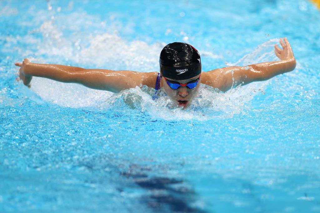 Chan Yui Lam won the women’s 100m butterfly event at the 2023 Asian Para Games and has qualified for her second Paralympics at Paris 2024 (Photo: Getty Images)