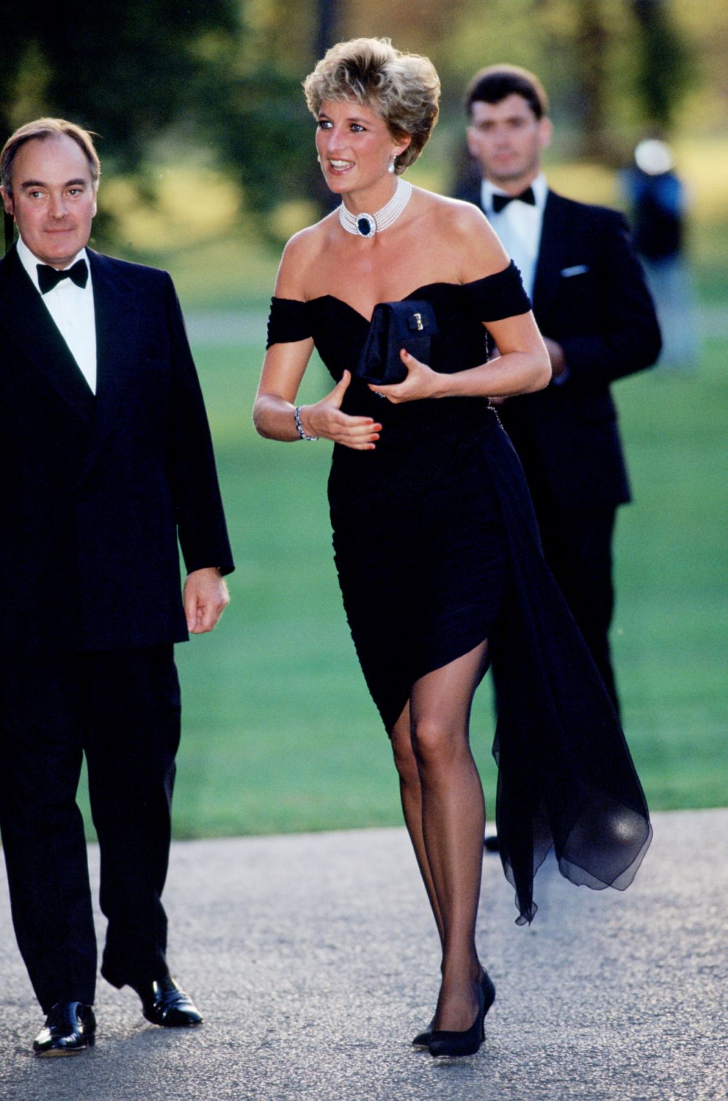 Princess Diana in the 'Revenge Dress' (Photo: Tim Graham / Getty Images)