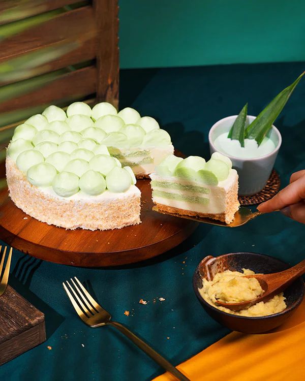 Pandan durian cheesecake from Cat & The Fiddle (Photo: Cat & The Fiddle)
