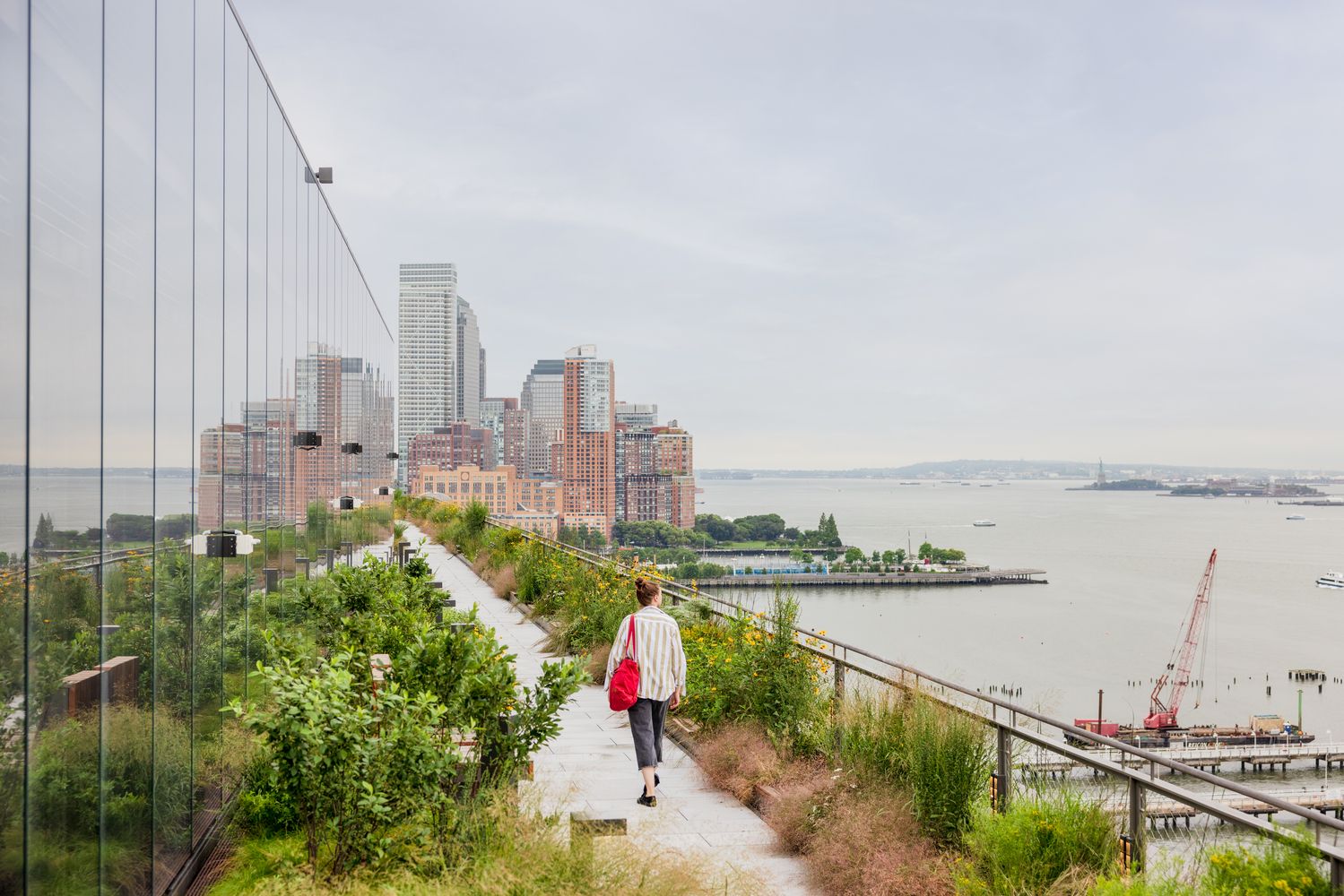 Google's St John's Terminal office incorporates 1.5 acres of vegetation, mostly native to New York State (Photo: Mark Wickens, @cookfox / Instagram)