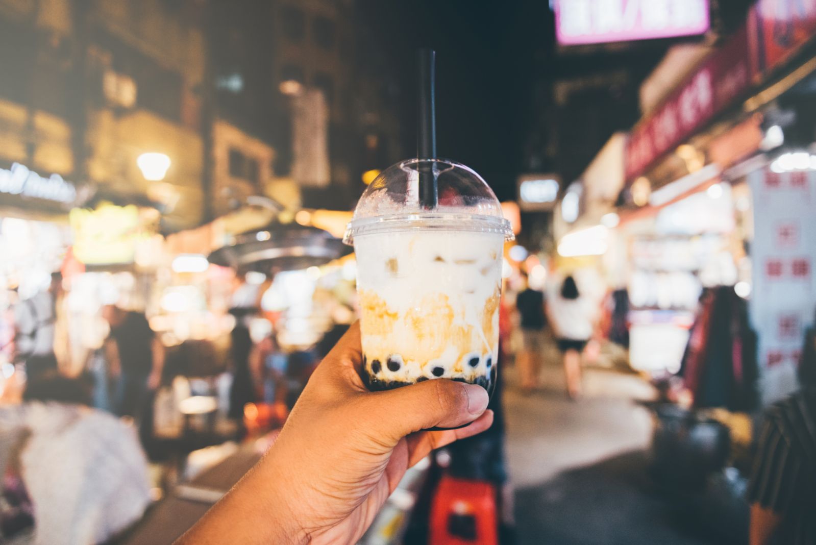 bubble milk tea or boba tea is the most popular drink orginated in Taiwan