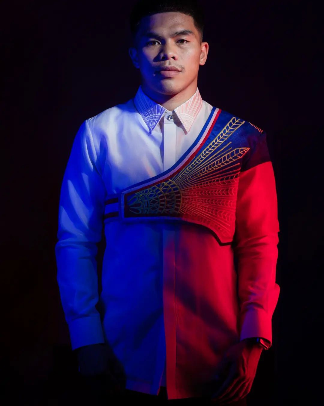 The Philippines’ Olympics opening ceremony uniform (Photo: Instagram / @ francislibiran)