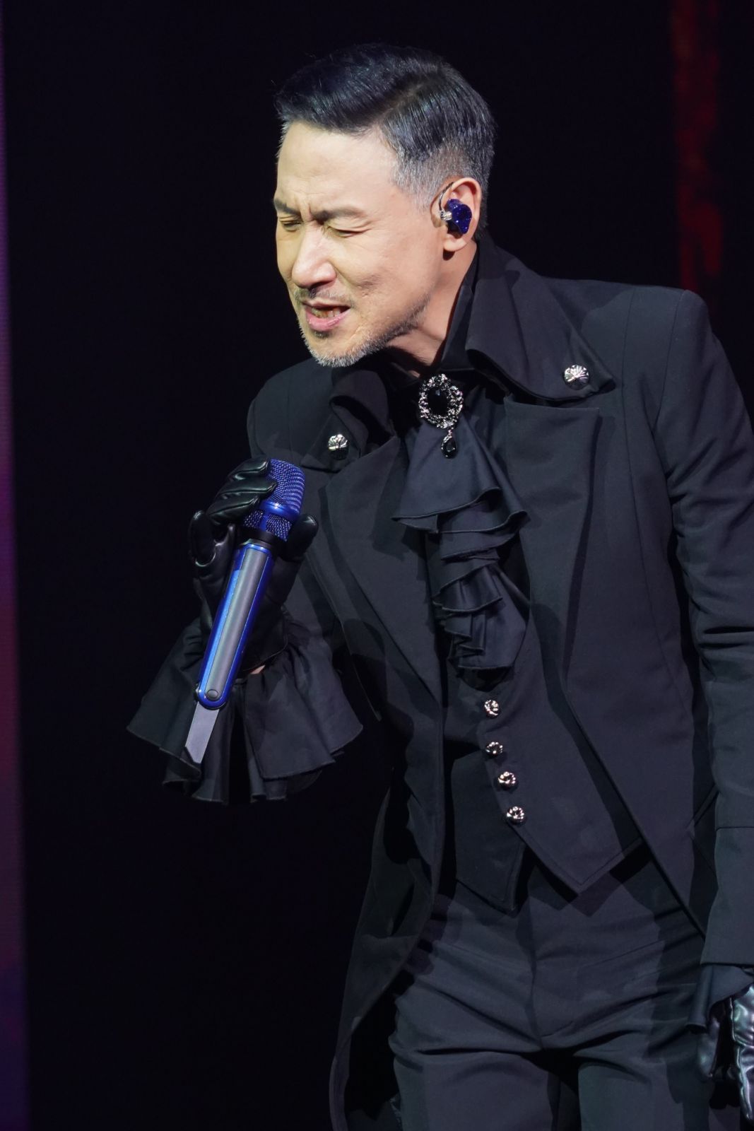 HONG KONG, CHINA - JANUARY 13: Singer Jacky Cheung Hok-yau performs on the stage during Jacky Cheung 60+ Concert Tour on January 13, 2024 in Hong Kong, China. (Photo by VCG/VCG via Getty Images)