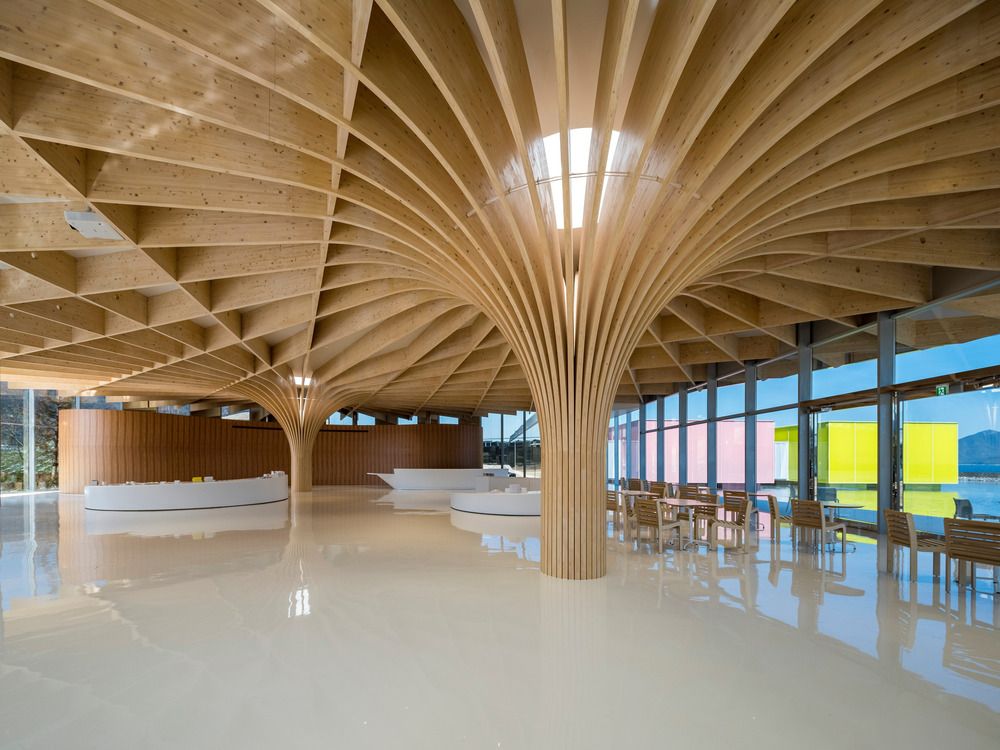 Simose Art Museum in Hiroshima, Japan by Shigeru Ban (Photo: Hiroyuki Hirai)