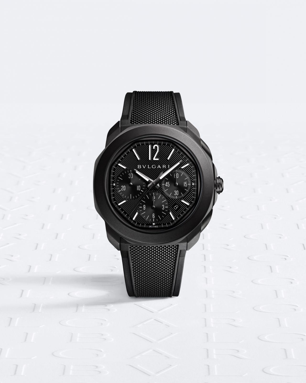นาฬิกา Octo Roma Chronograph Steel DLC DLC (ภาพ: Bulgari)