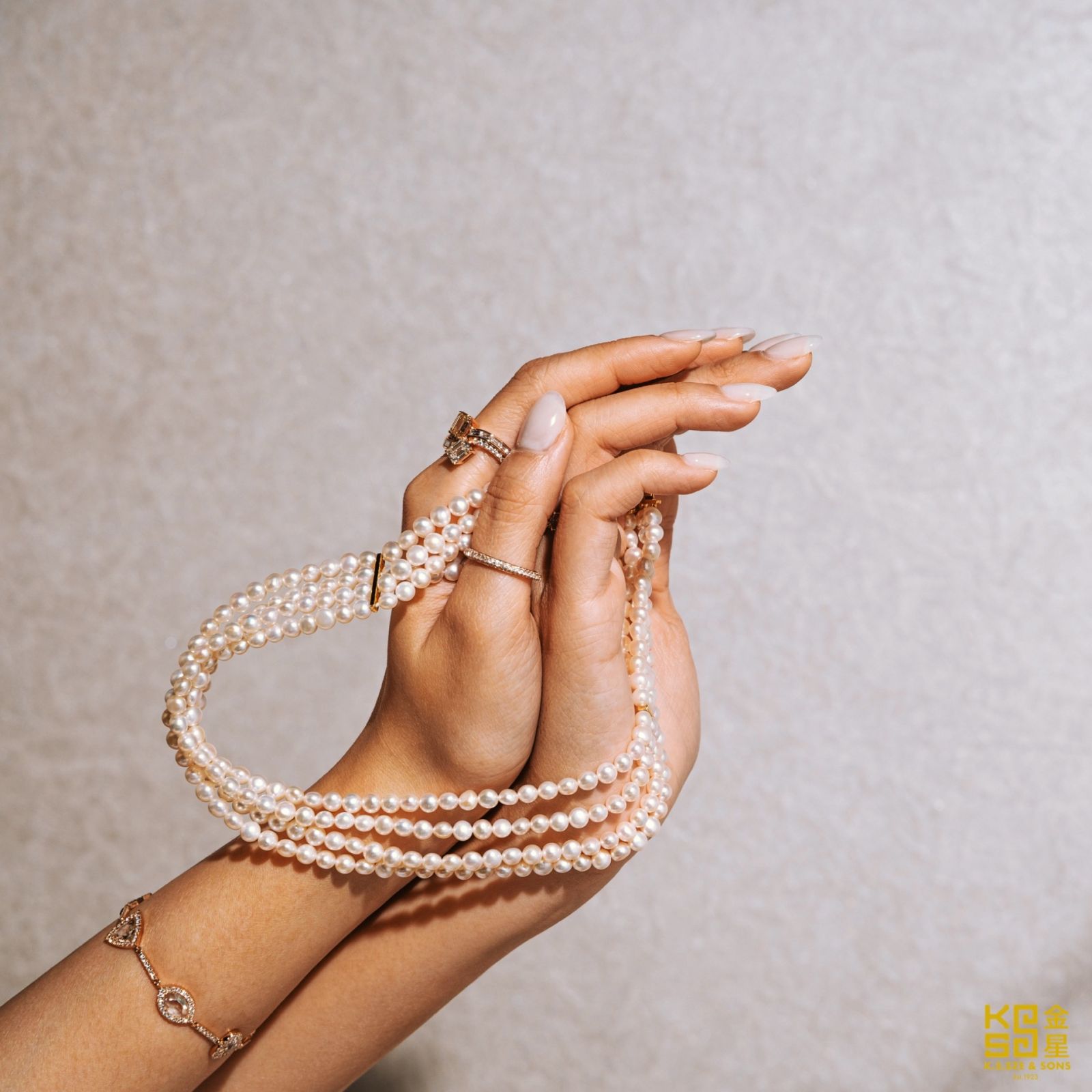 A model wearing jewellery by K S Sze & Sons (Photo: courtesy of K S Sze & Sons)