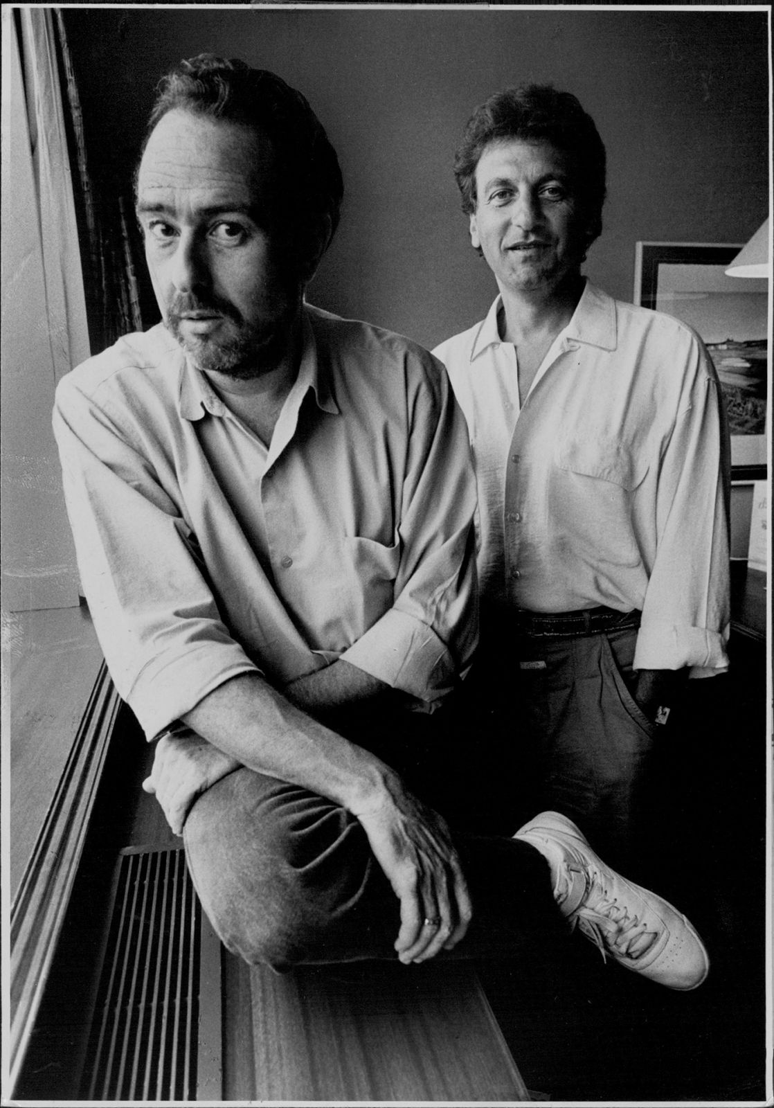 Right Claude-Michael Schonberg and writer Left Alain Boublil.Alain Boubill (left) and Claude-Michel Schonberg...not one-hit-wonders.The night that Les Miserables, opened in London, the show's creators, Claude-Michel Shconberg and Alain Boub8ill, approached producer Cameron Mackintosh with an idea for their next project, to be called Miss Saigon.Schonberg and Boublil were determined that they weren't going to be on-hit-wonders like others the had been in the pop music industry where they both worked in the d