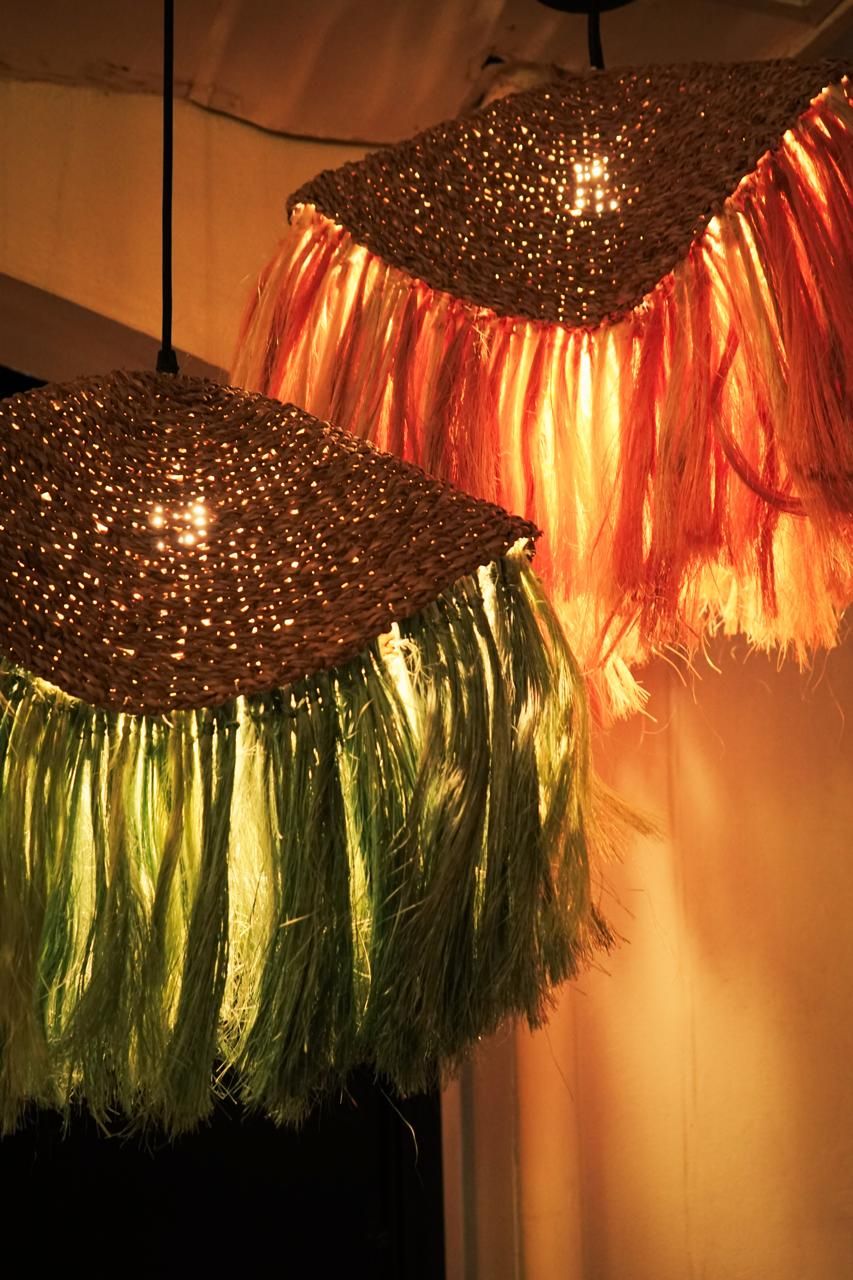 Sombrero pendant lamps by Artifeks Design Studio