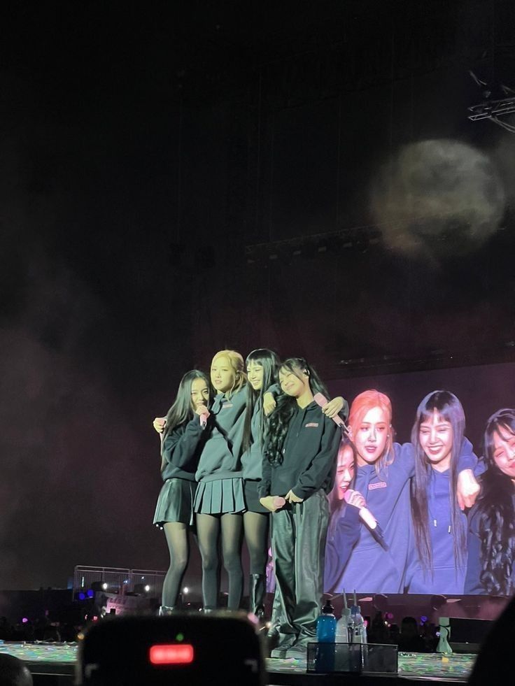 Blackpink hit the stage at their sold-out ‘Black Pink World Tour’ show in Riyadh, performing to a crowd of more than 25,000 people