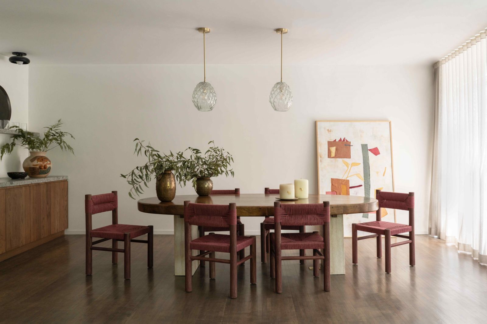 Shining a light on all of the artisans involved in the dining area (Photo: Fabian Martinez)