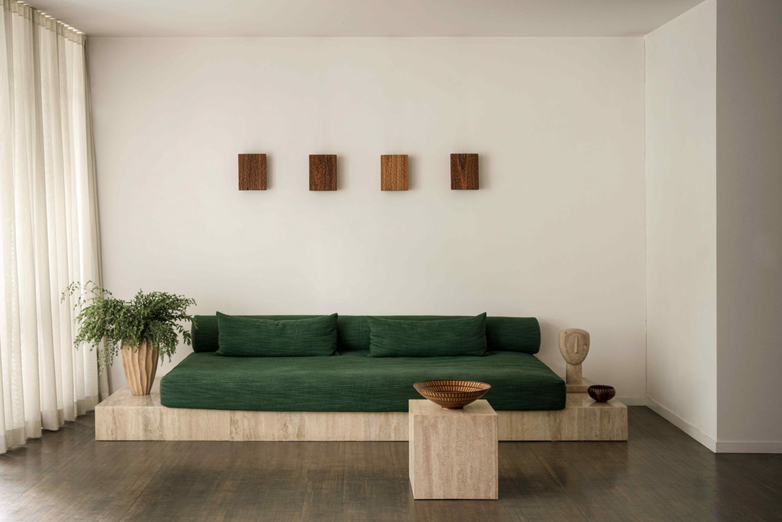 Green has a strong prominence in the interiors (Photo: Fabian Martinez)