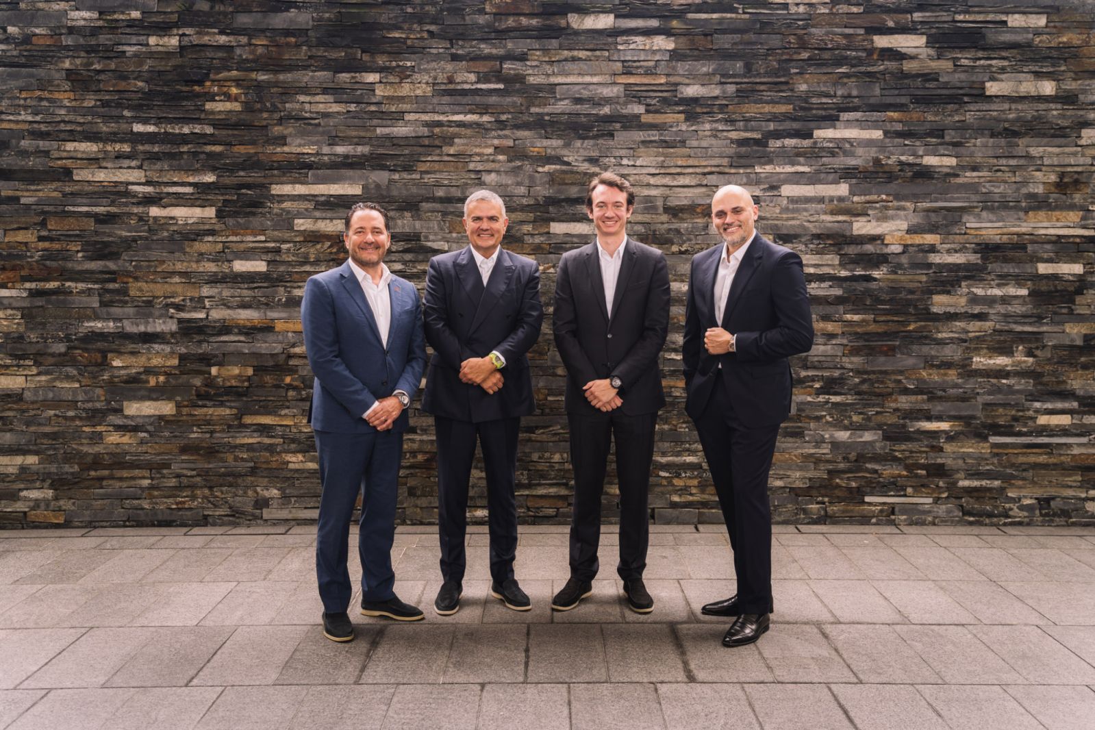 Julien Tornare, Ricardo Guadalupe, Frédéric Arnault and Antoine Pin (Photo: courtesy of LVMH)