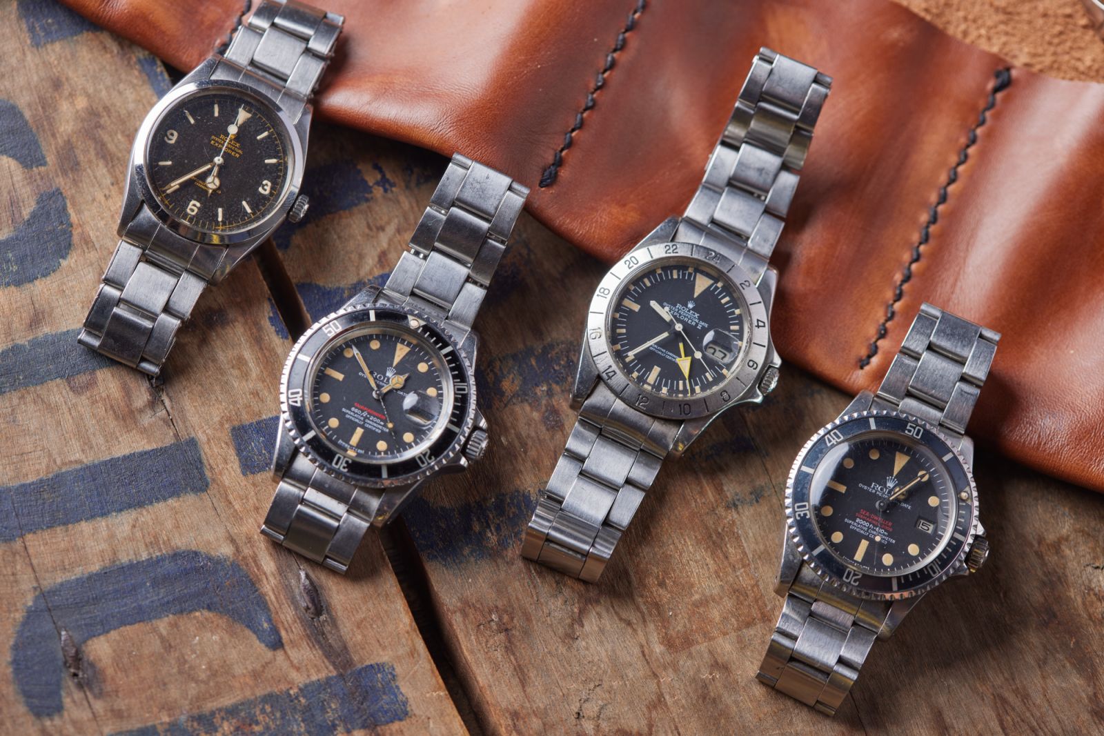 Kim Atienza’s watch collection includes a Rolex Explorer Ref. 6610; Rolex Red Submariner Ref. 1680; Rolex Explorer II Ref. 1655 “Steve McQueen”; Rolex Double Red Sea-Dweller Submariner Ref. 1665 98 (Photo: Wesley Villarica)