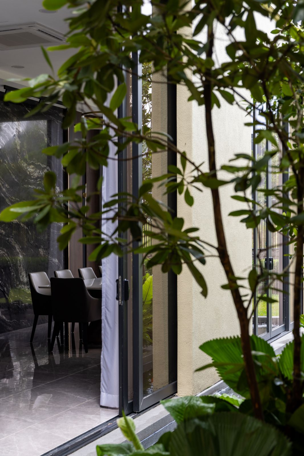 Greenery abounds here