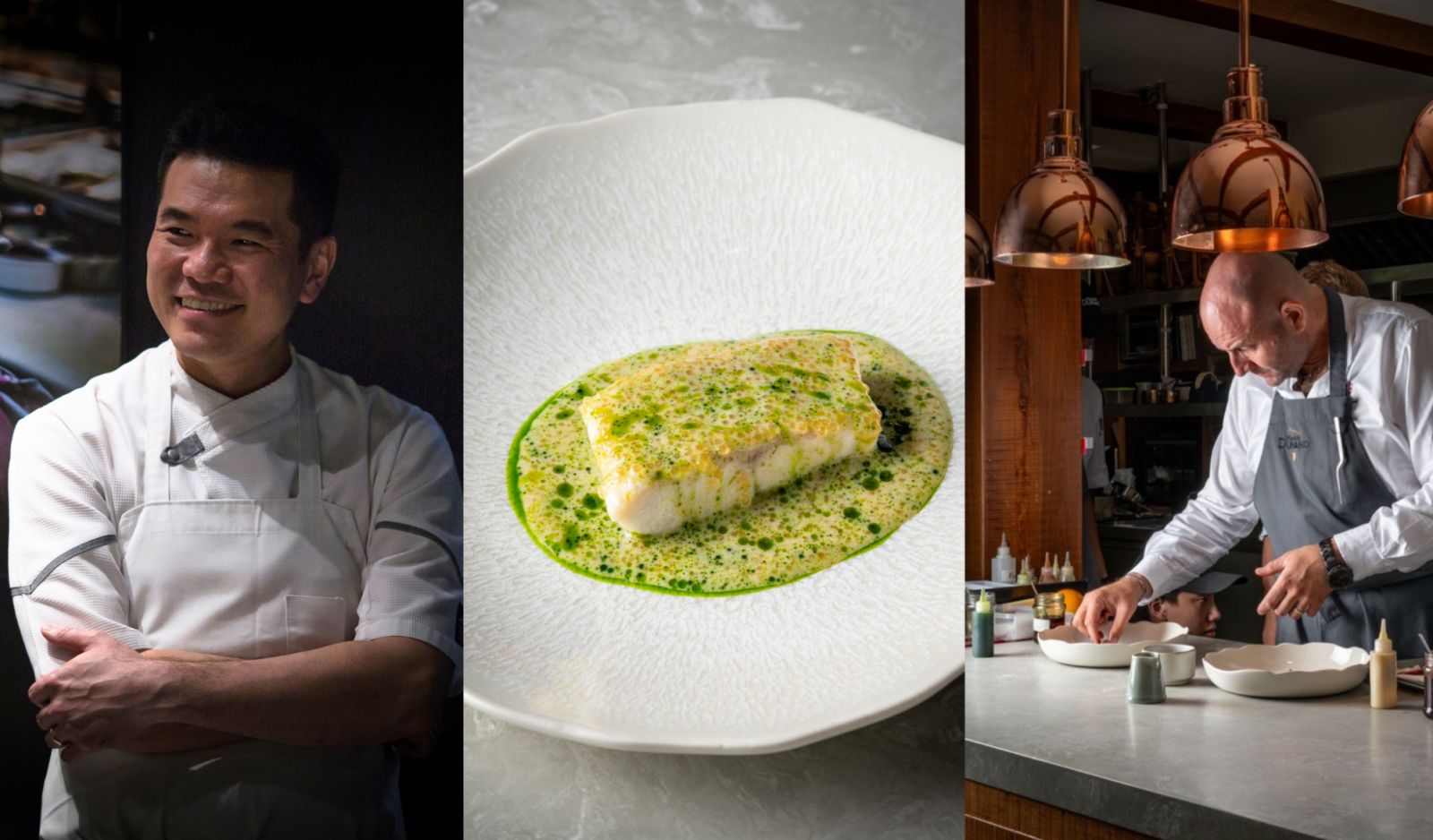 Chefs Arnaud Dunand Sauthier and Darren Chin will fuse their culinary talent in a four hands dinner by Evian (Photos: Evian)