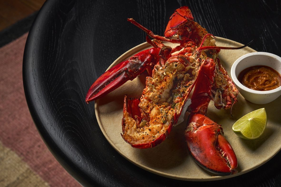 Tamba's grilled lobster