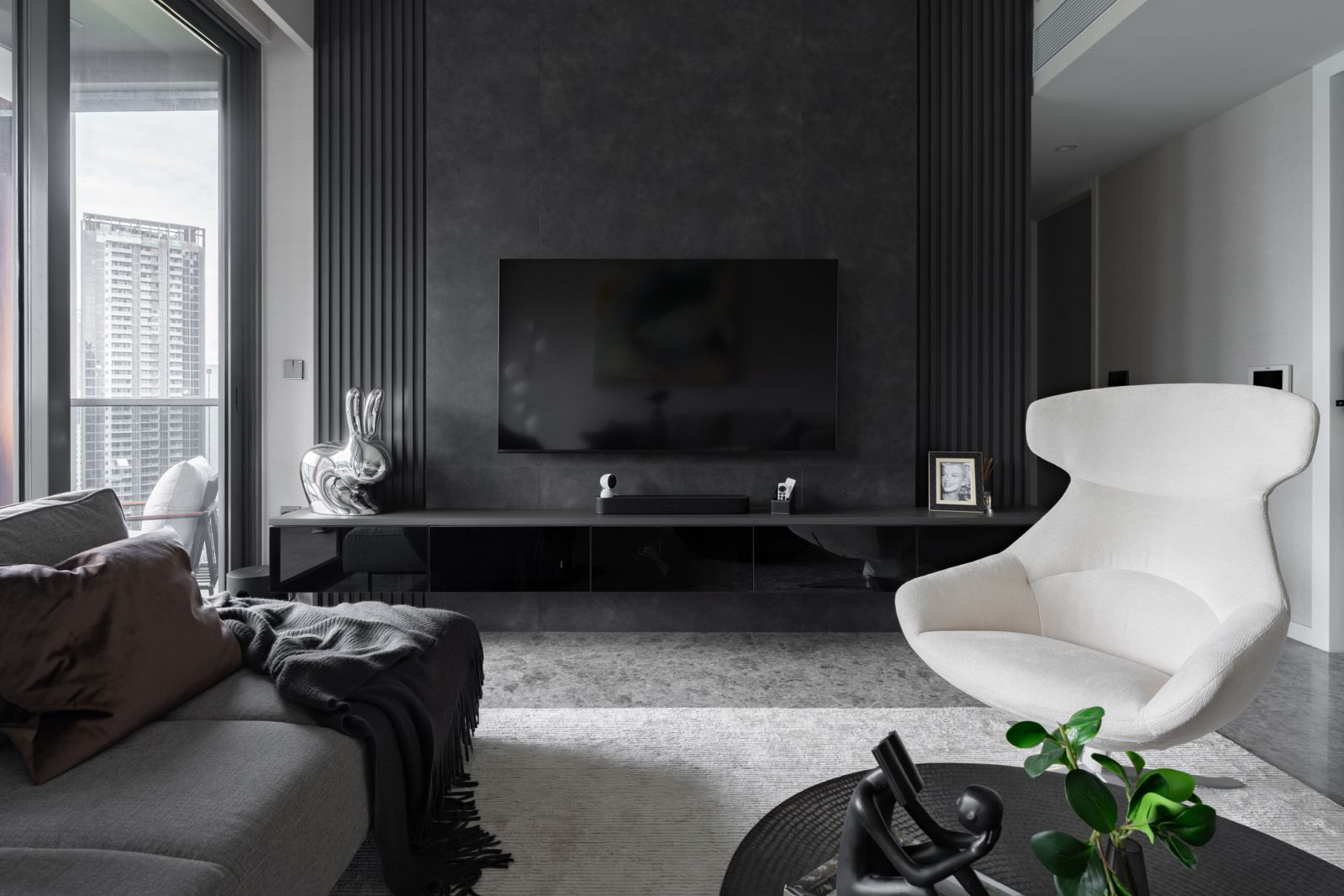 The rich, dark tones of the Riviere interiors exude contemporary luxury