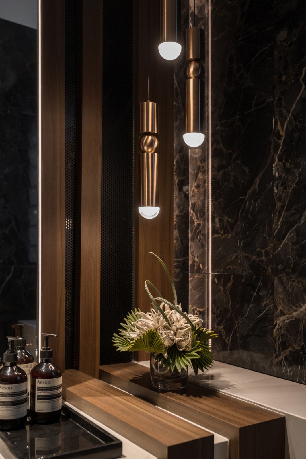 More of the condominium unit’s luxurious detailing