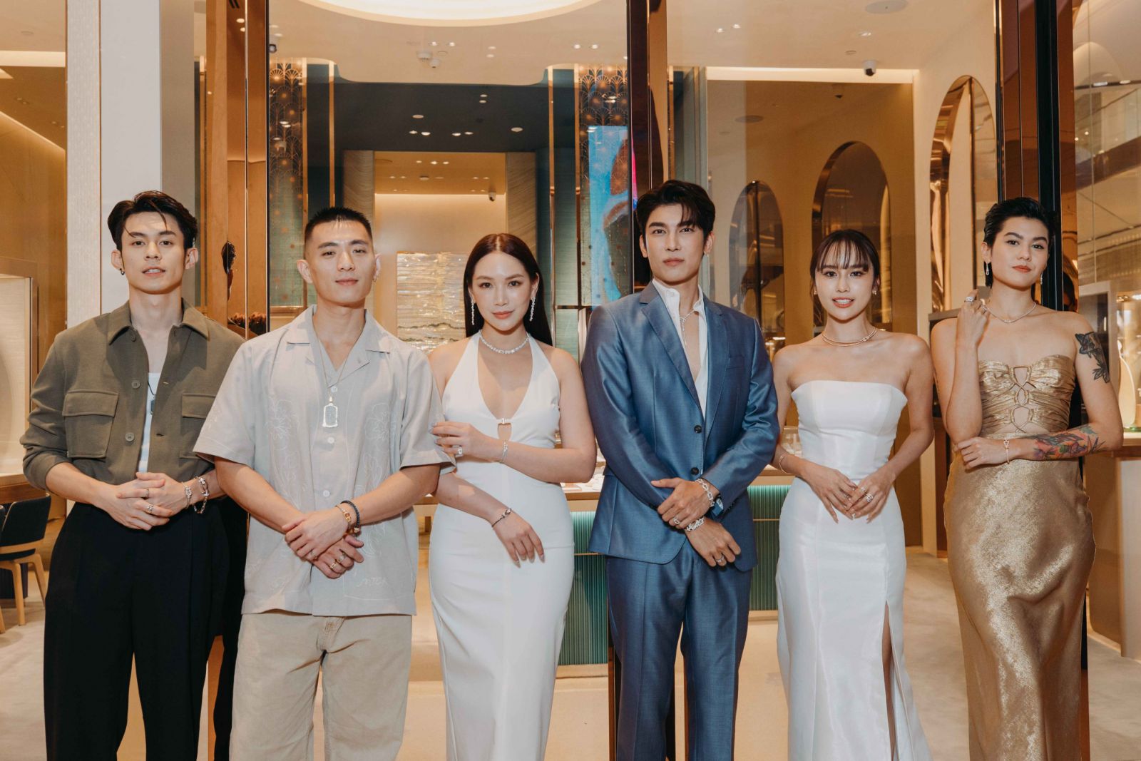 Left to right: Zhen Ning, Han Pin, Jane Chuck, Mew Suppasit, Jestinna Kuan, Alicia Amin