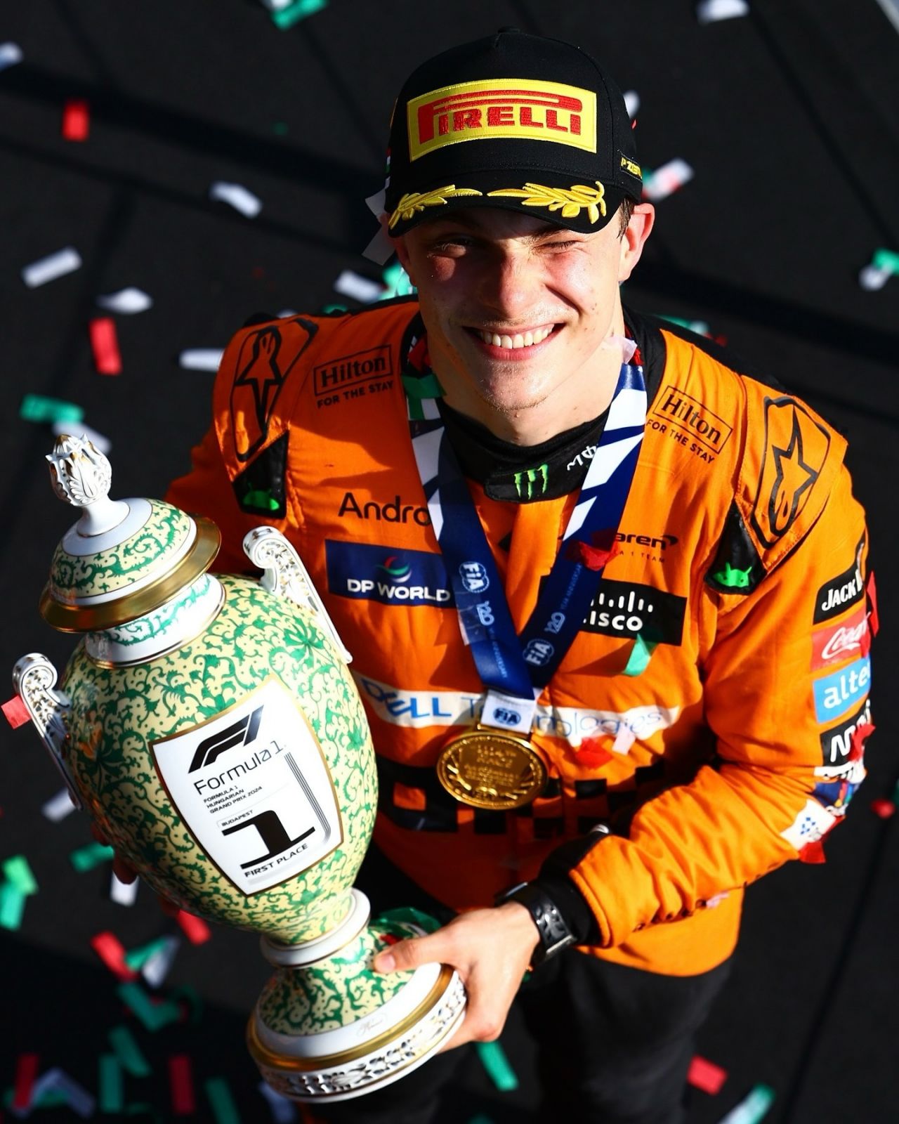scar Piastri奪下F1生涯首勝冠軍!F12024匈牙利大獎賽超戲劇性、麥拉倫包辦一二名